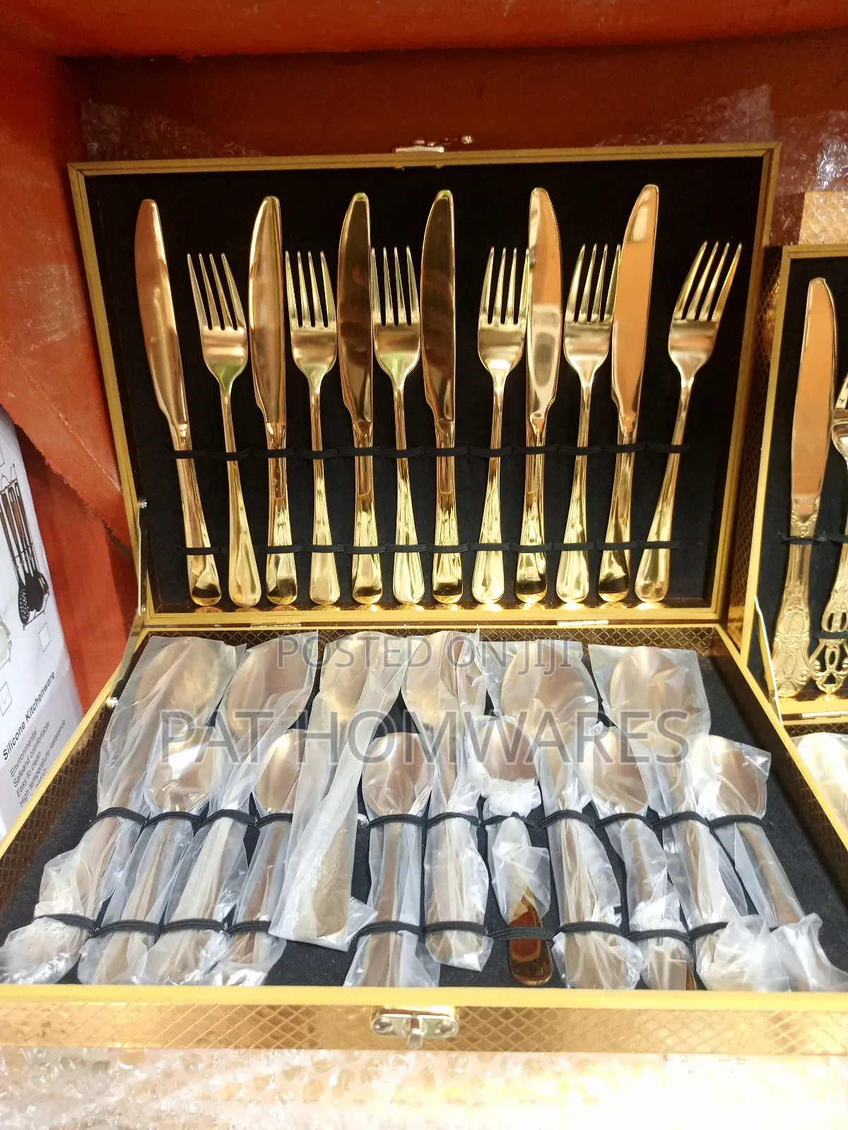 Gold Spoon Set 24 Pieces