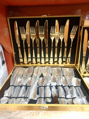 Gold Spoon Set 24 Pieces