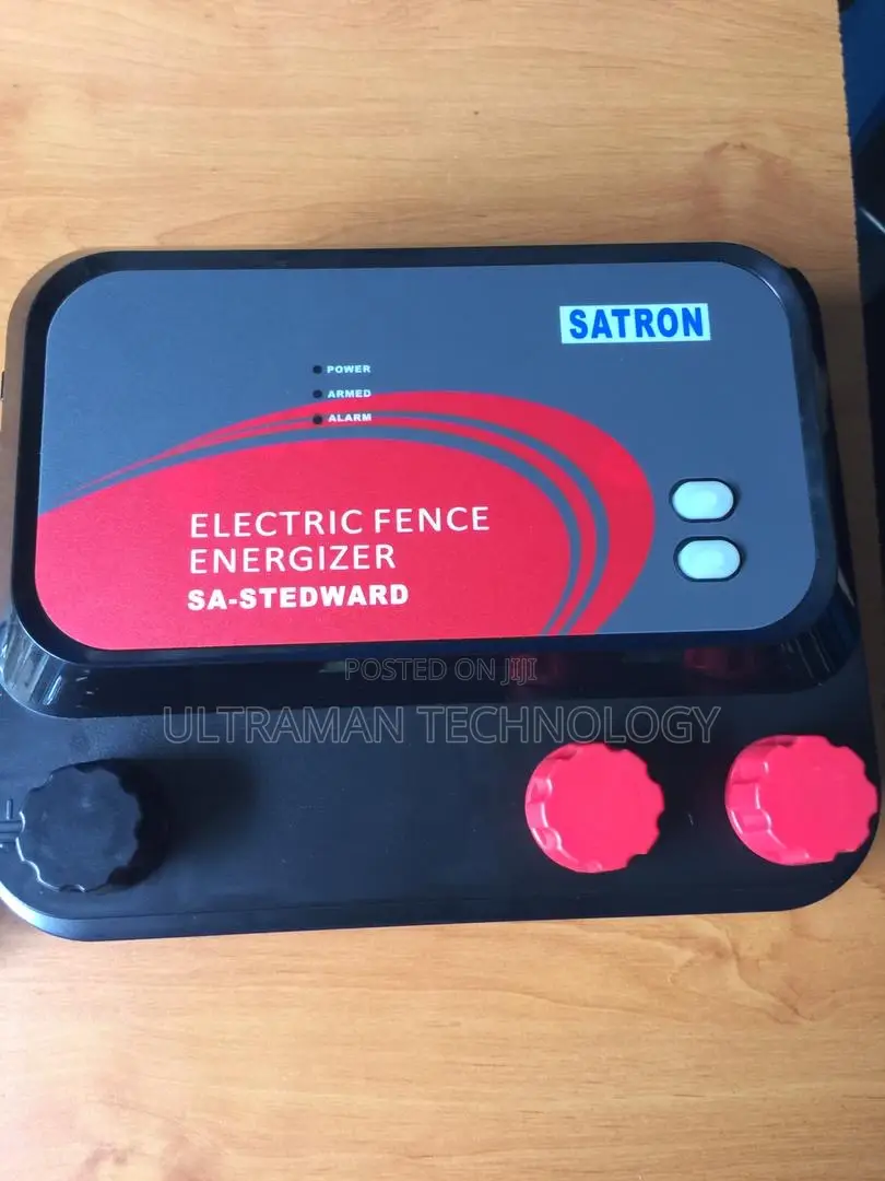 Electric Fence Energizer (SATRON) + Remote Battery