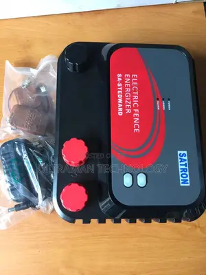 Electric Fence Energizer (SATRON) + Remote Battery