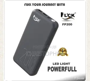 Flick 20,000mah Strong Capacity Fast Charging Power Bank