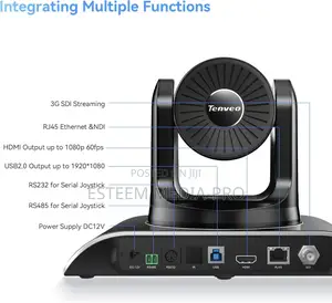 Tenveo Ai-Powered 20x PTZ Ndi|Hx PTZ Camera