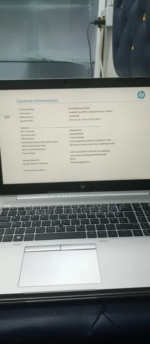 Laptop HP EliteBook 850 G5 16GB Intel Core I7 SSD 512GB