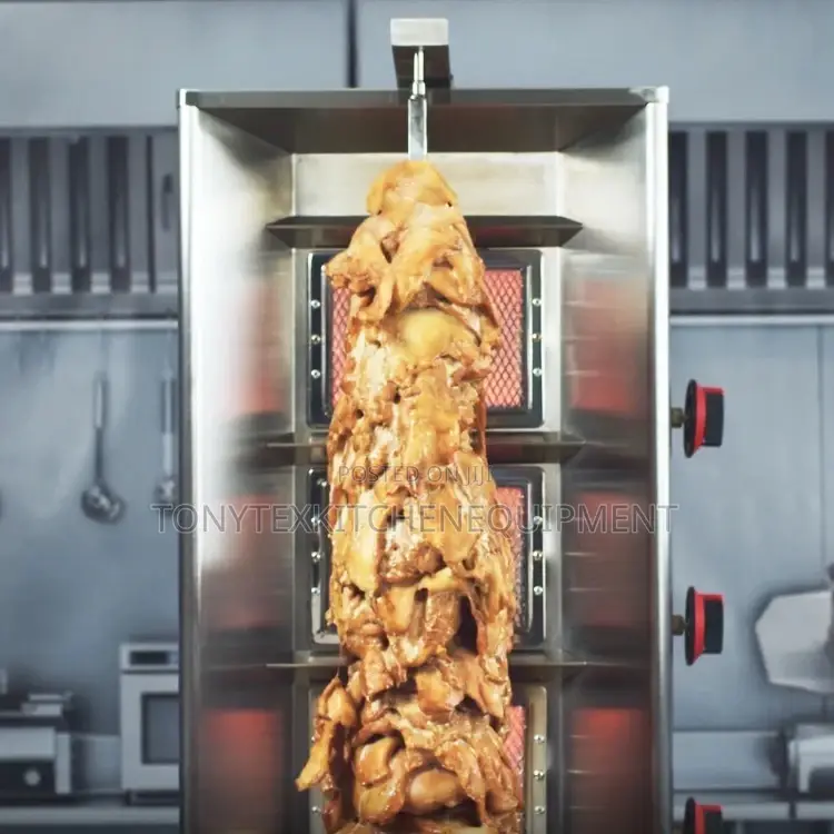 4burner Industrial Shawarma Machine( Imported)