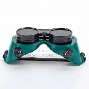 Welding Goggles With Green Soft Frame