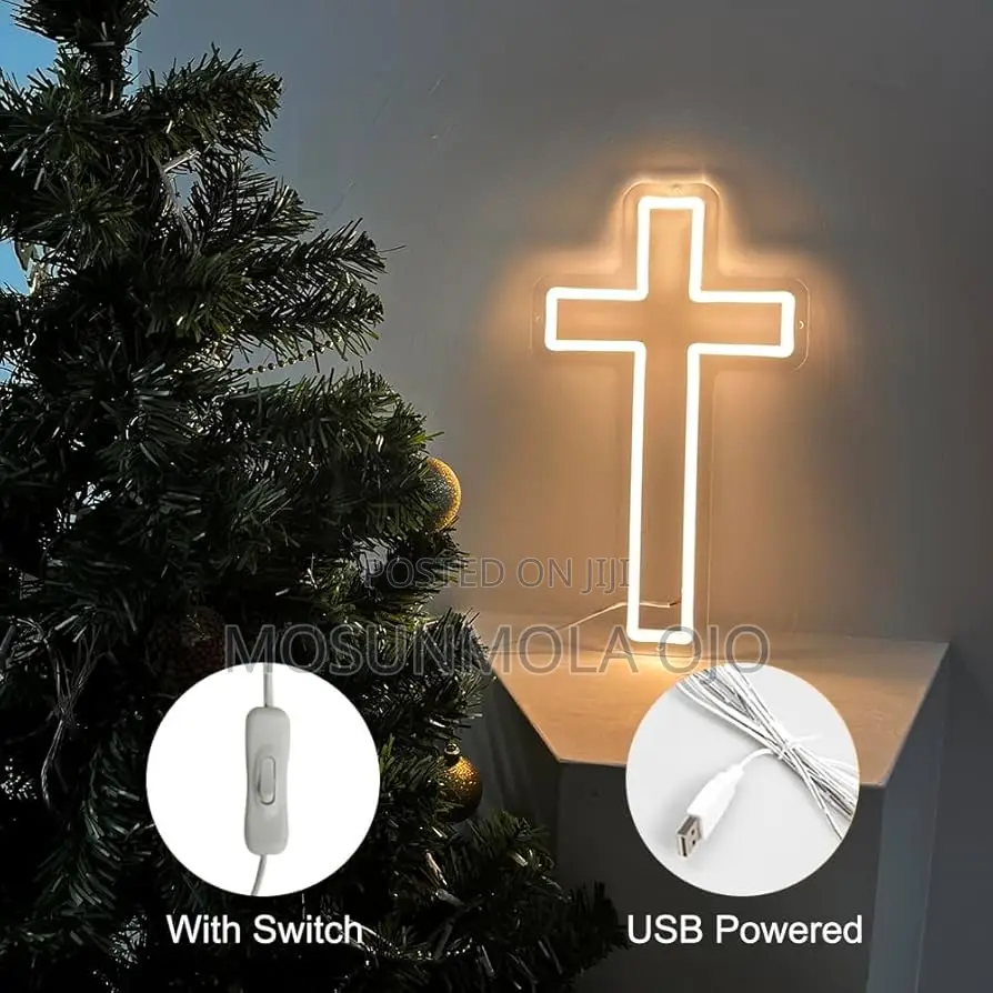 Jesus Cross Neon Led Light Sign