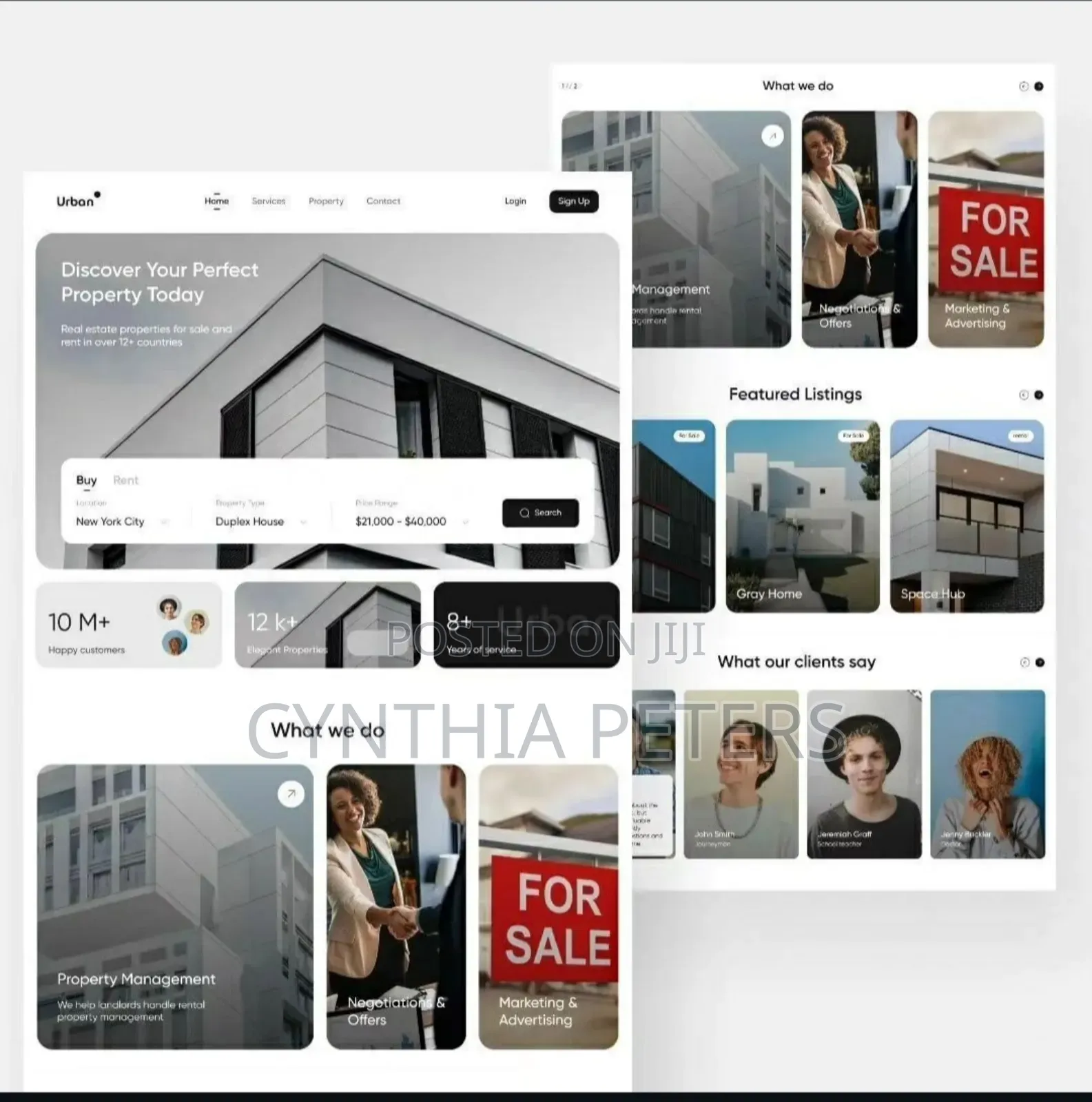 Real Estate Website Design Service