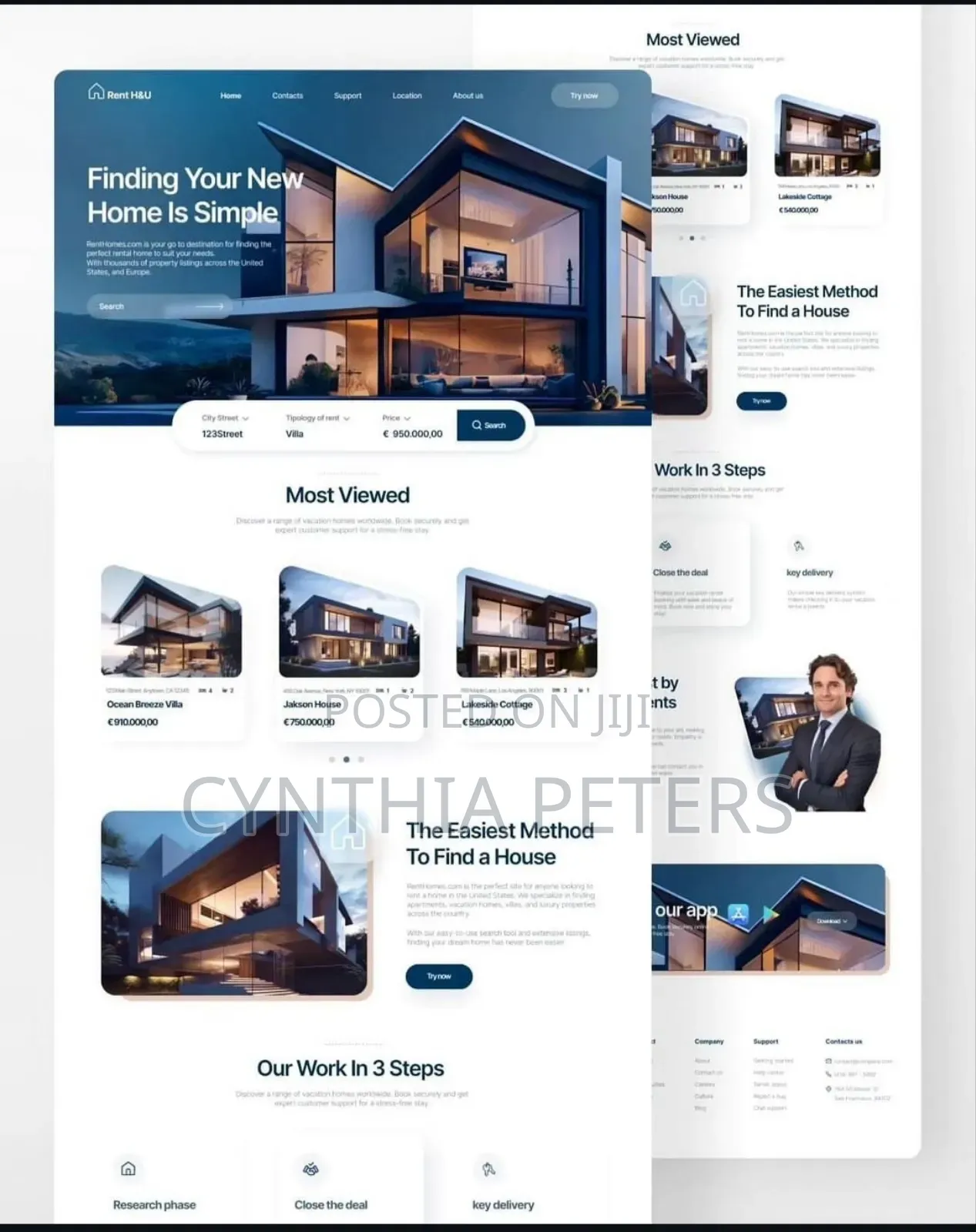 Real Estate Website Design Service