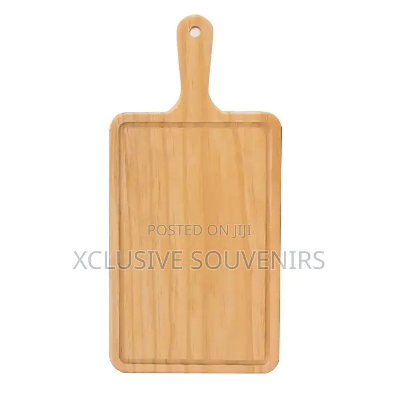 Rectangular Bamboo Food Serving Tray