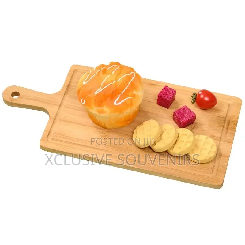 Rectangular Bamboo Food Serving Tray