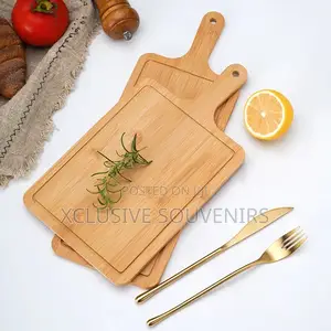Rectangular Bamboo Food Serving Tray