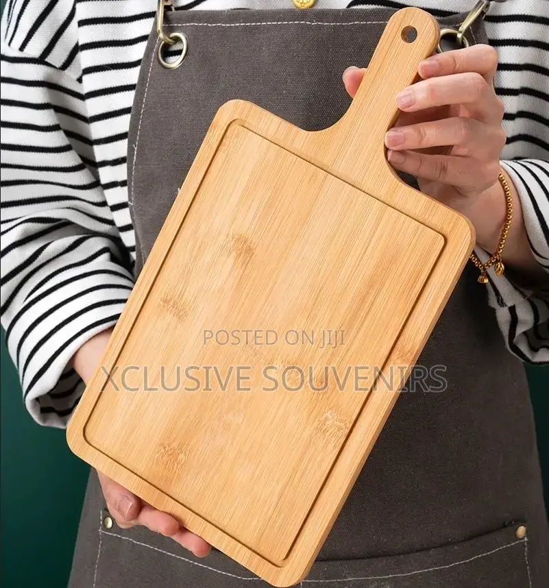 Rectangular Bamboo Food Serving Tray