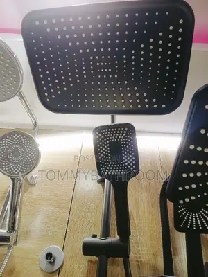 Gray Standing Shower
