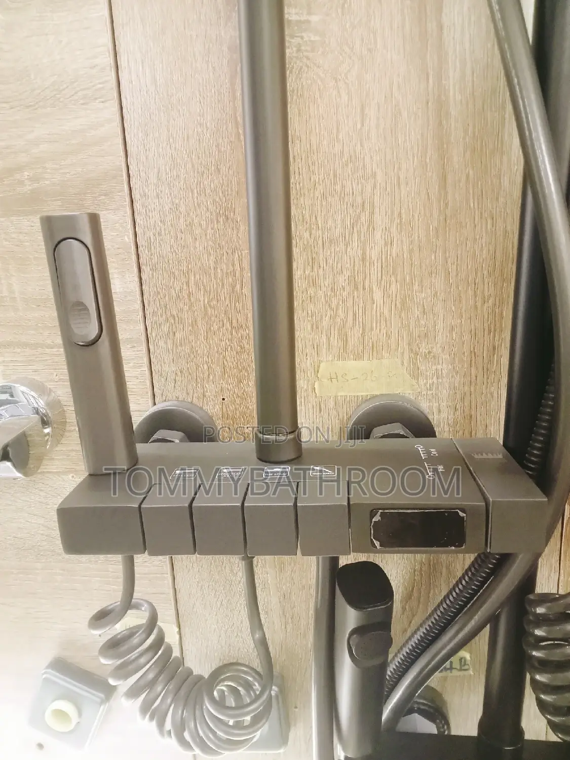 Gray Standing Shower