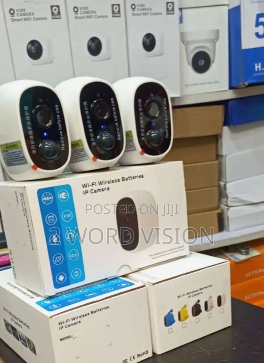 Polyvision Wi-Fi Wireless Battery IP Camera