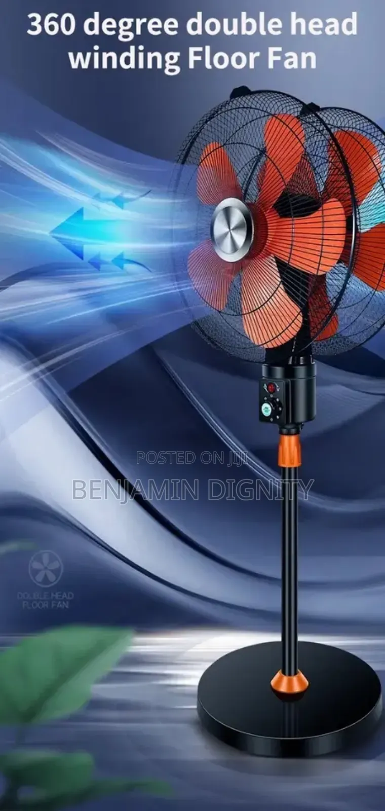 Double Headed Standing Fan