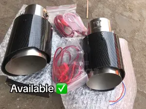 Universal Exhaust Muffler With LED Flames