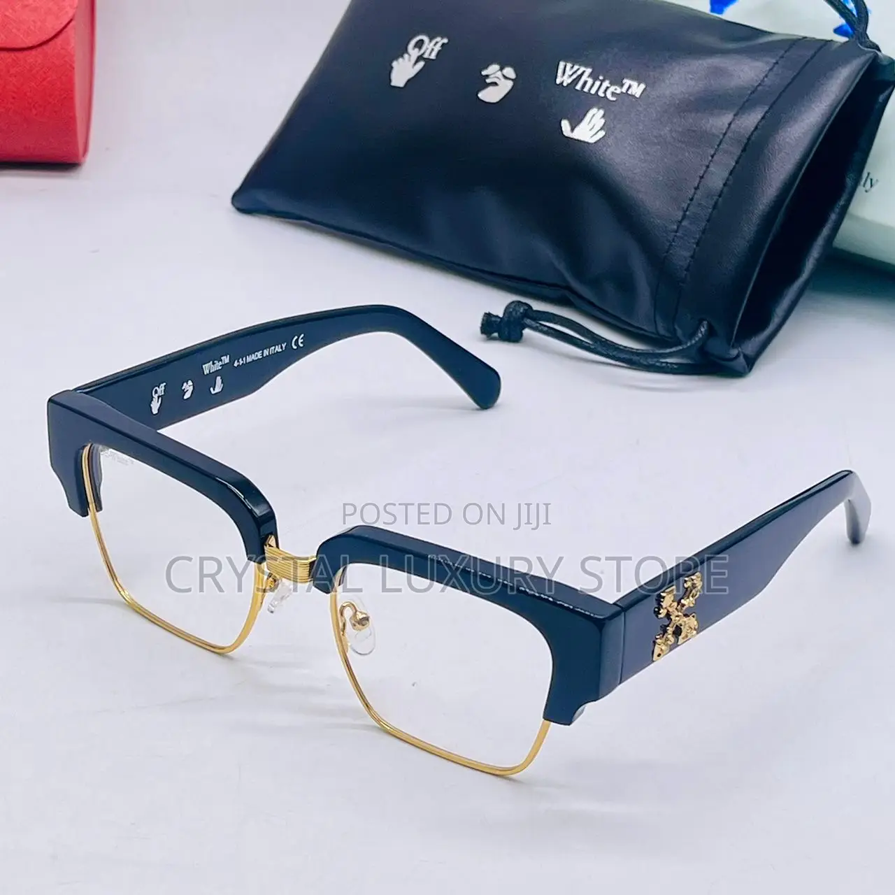 White Qualityuality Luxury Frame Glasses