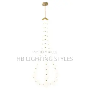 Simple Modern Loft Stair Chandelier Light