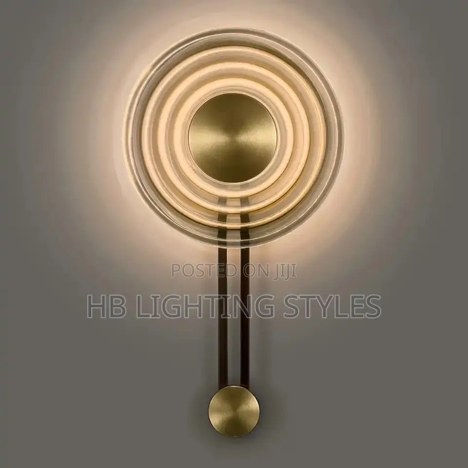 Post Modern Creative Light Luxury All Copper Wall Lamp