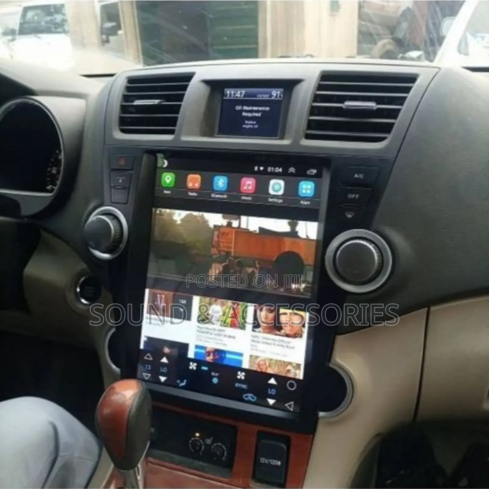 Toyota Highlander 2008-2013 Tesla Android GPS Navigation System