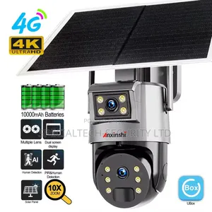Dual Lense 8mp Solar PTZ Camera Ubox