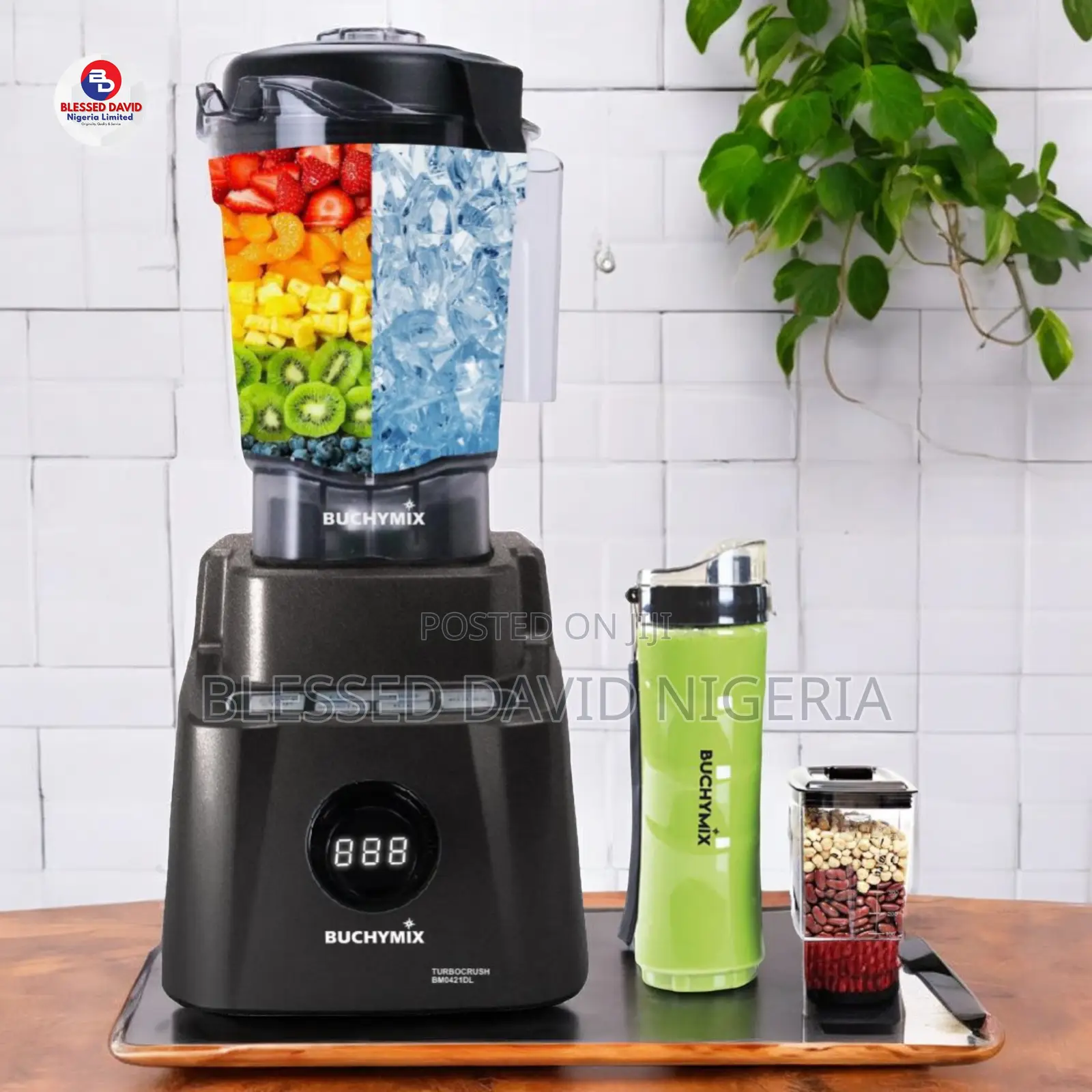 Upgraded Turbocrush Professional Blender Bx300-black