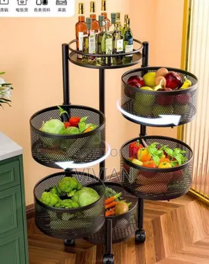 Storage Rack(Rotating 5 Layers)
