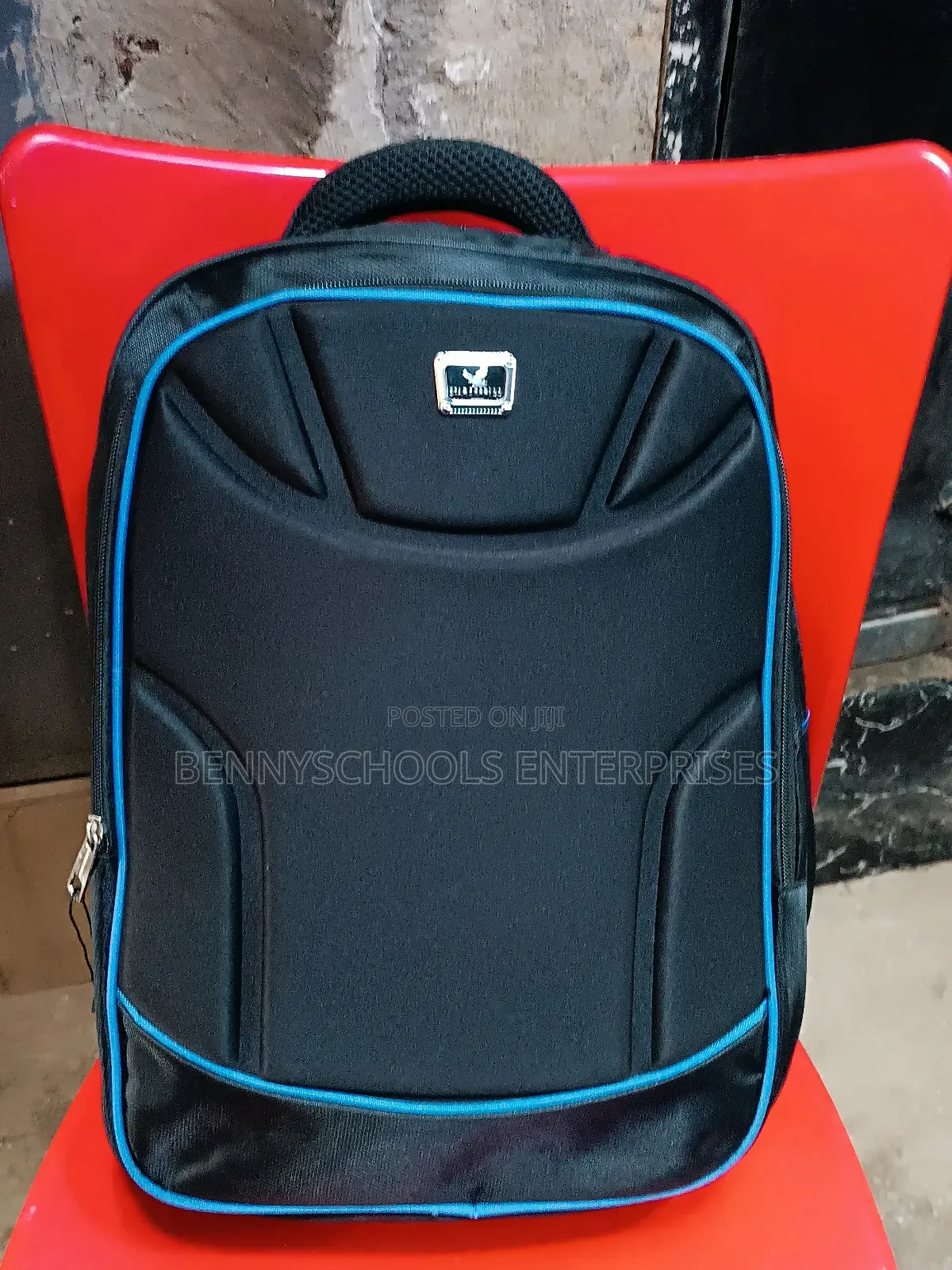 Star Express Black and Blue Backpack and Conference Bag