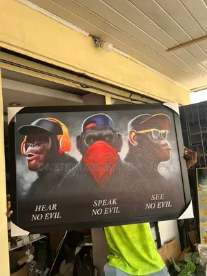 See No Evil, Ear No Evil, Speak No Evil Luxurious Frame.