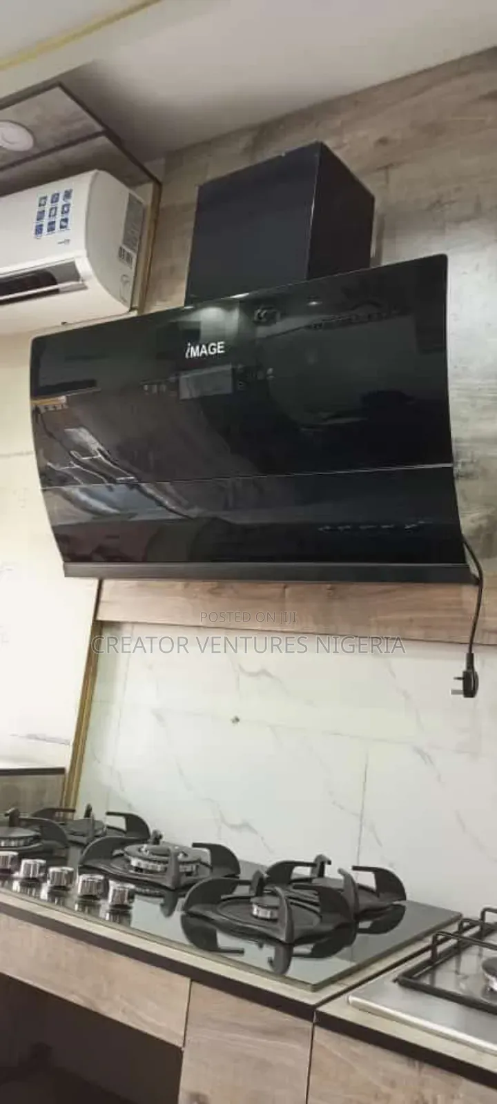 Kitchen Hood Smoke Heat Extractor Hand Wave Plasma 90"