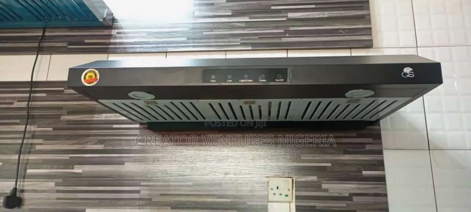 Kitchen Hood Smoke Heat Extractor Hand Wave Plasma 90"