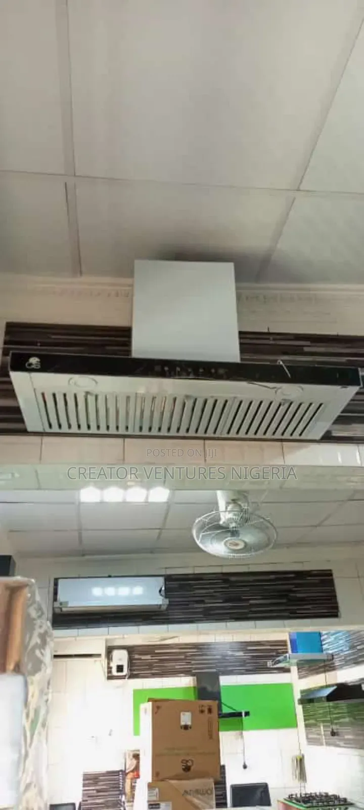 Kitchen Hood Smoke Heat Extractor Hand Wave Plasma 90"