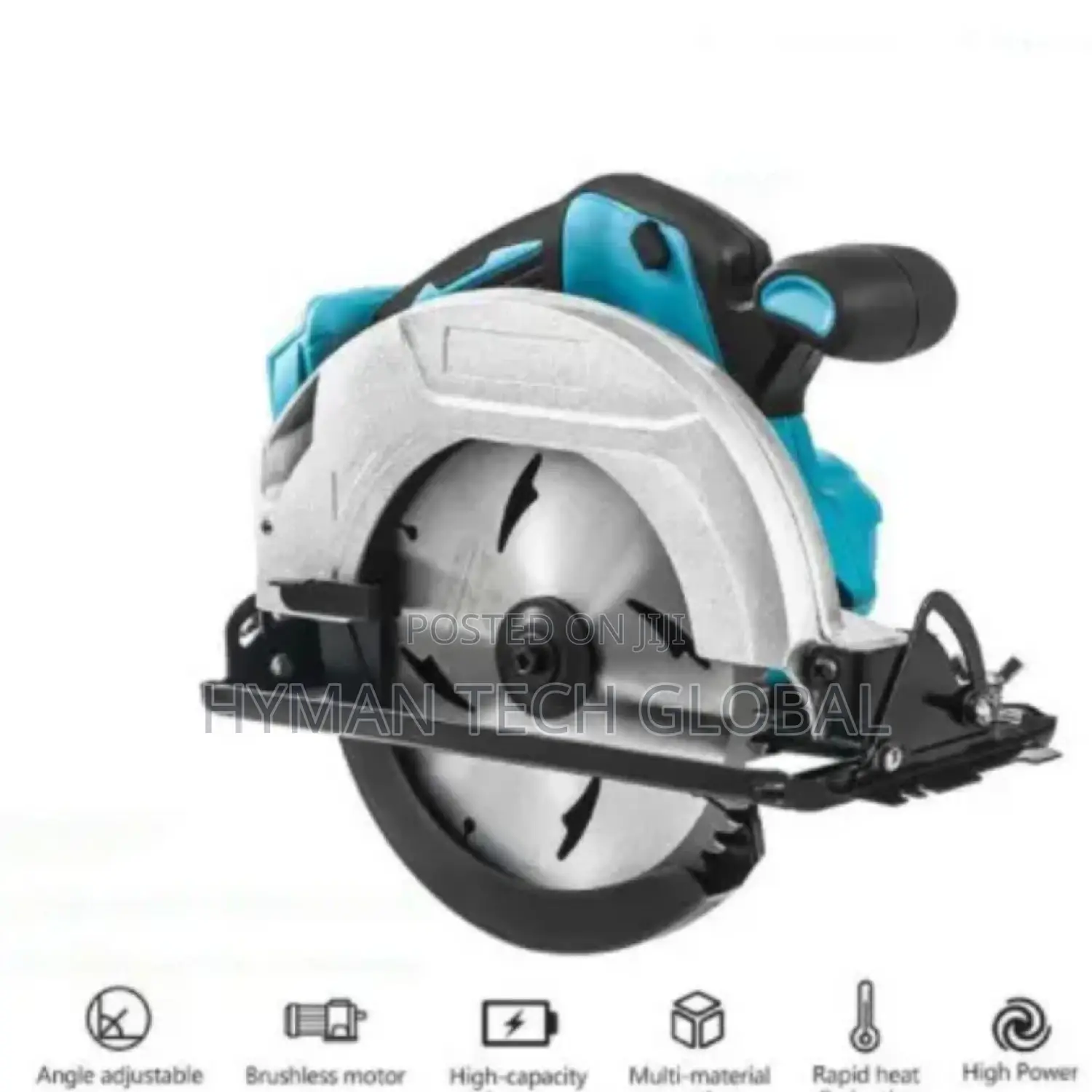 36v Brushless Cordless Lithium Battery Circular Saw Machine