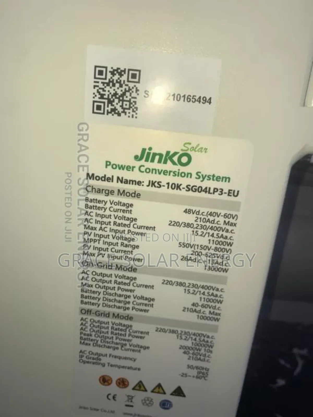 10kva Jinko - Deye Inverter