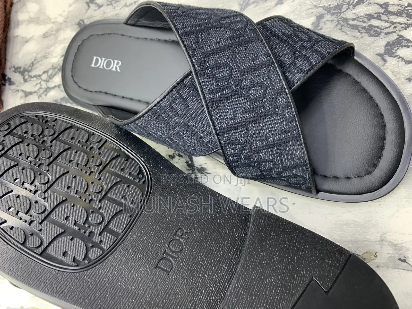 Dior Leather Slipers