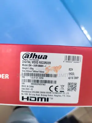 Dahua 8ch 5mp Cvi DVR