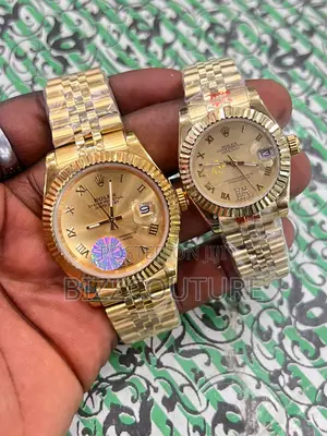 Original Rolex Oyster Perpetual Date-Just Gold Chain Watch