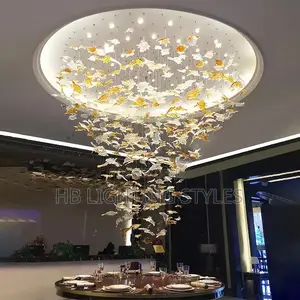 Maple Leaf Art Decorative Hanging Lamp