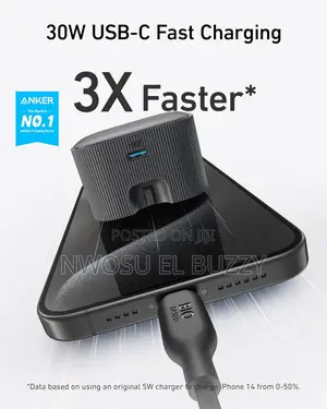 Nano USB C Plug, 30W High-Speed USB C