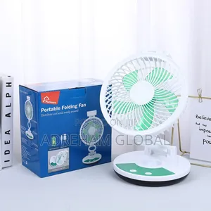 Zt 329 Rechargeable Foldable Table Fan With Led Light