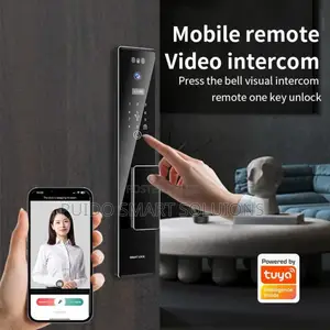 Facial Recognition Camera Doorlock Tuya App Video Intercom