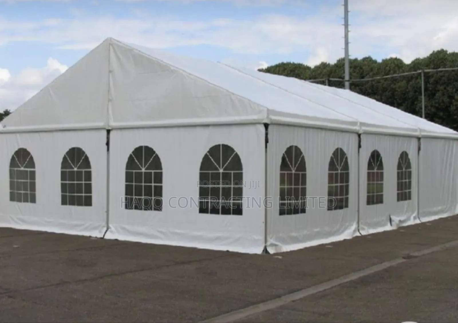 Warehouse Marquee Tent Construction in Nigeria