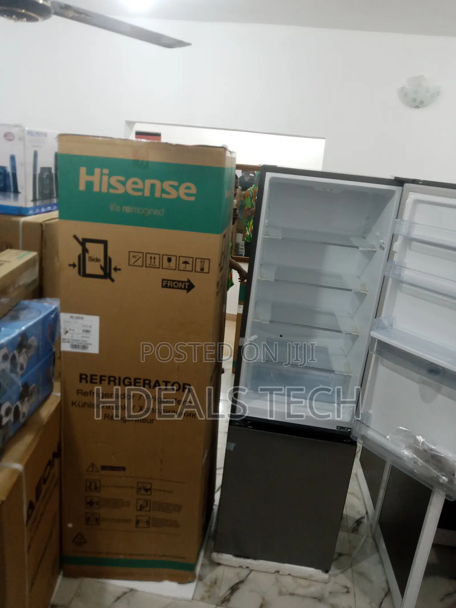Hisense Double Door > Refrigerator 264L - Bottom Freezer 