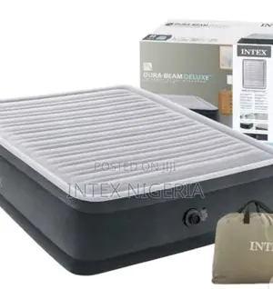Inflatable Queen Size Air Mattress + In-built Electric Pump