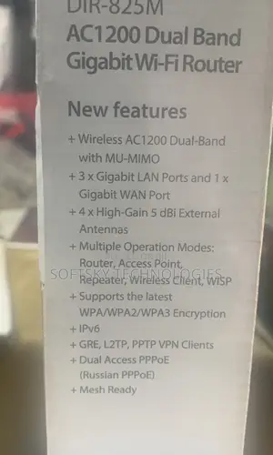 Dlink Dir-825m Gigabit Wifi Router
