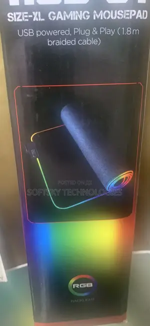 Rgb Backlit Gaming Mouse Pad