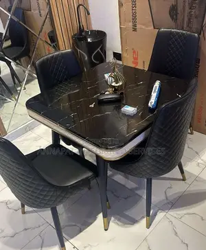 Luxury Marble Top Dining Set