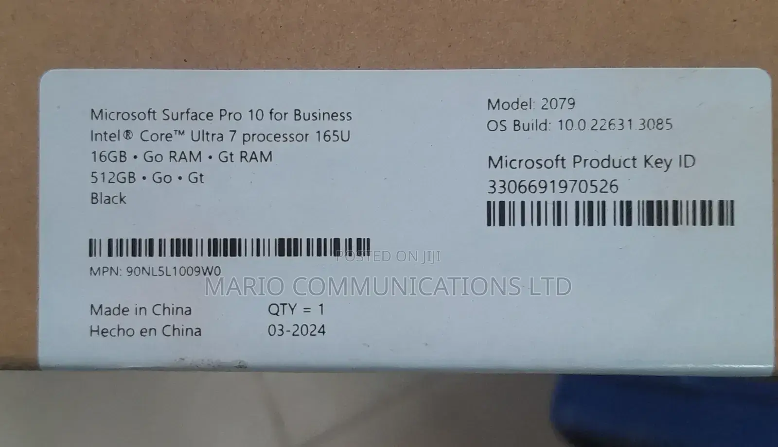 New Laptop Microsoft Surface Pro 16GB SSD 512GB