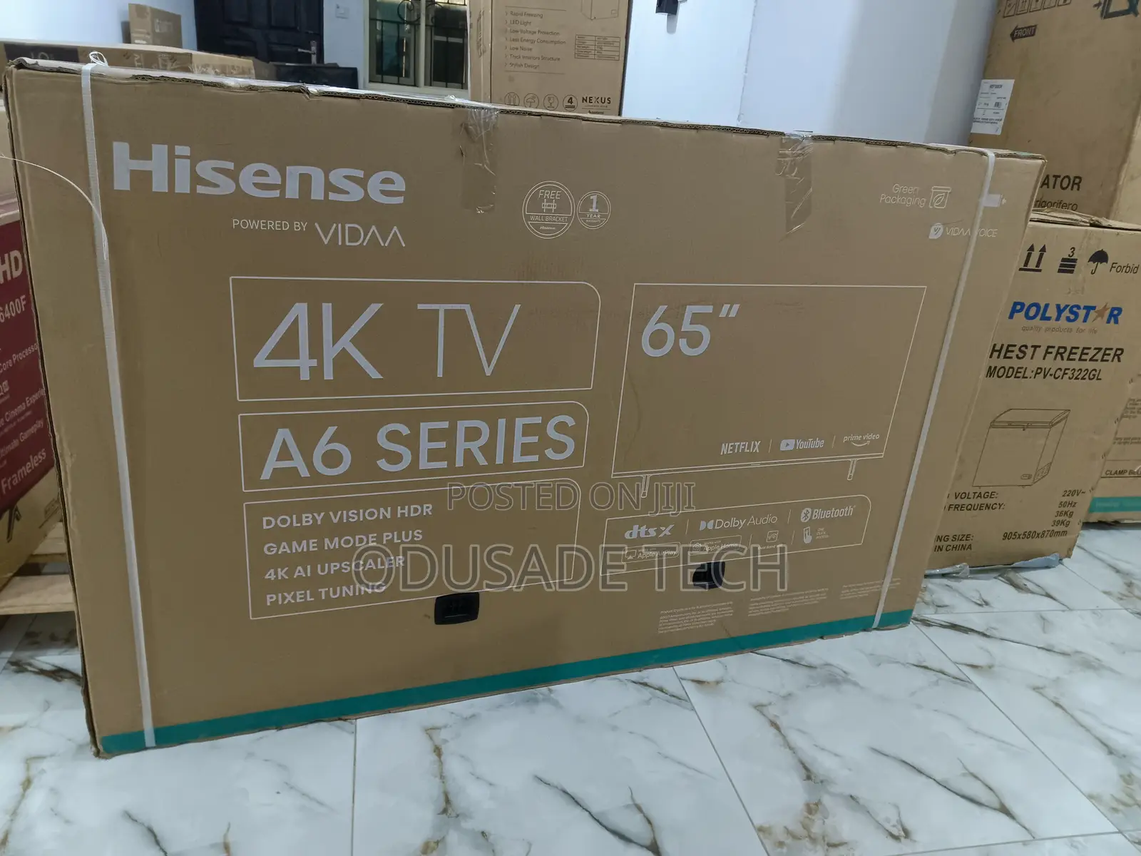 Admirable Hisense 65" A6 Series